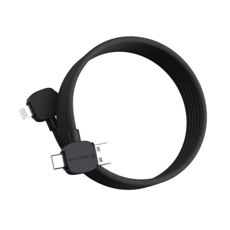 Kabel do ładowania i synchronizacji Urban Vitamin Stockton 65W, kolor czarny, P302.7101