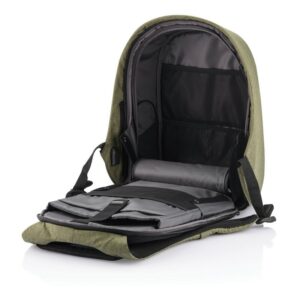 Bobby Hero Small plecak chroniący przed kieszonkowcami z logo – zielony (P705.707), ujęcie 4