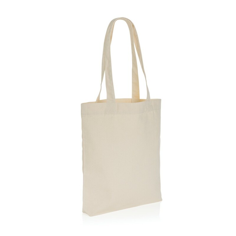 Torba na zakupy AWARE™, bawełna z recyklingu, kolor biały, P762.930